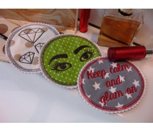 Stickserie ITH - Abschminkpads Kosmetikpads