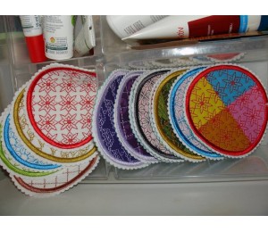 Stickserie ITH - Abschminkpads Kosmetikpads