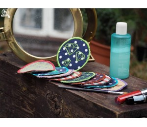 Stickserie ITH - Abschminkpads Kosmetikpads