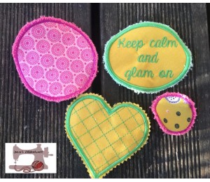 Stickserie ITH - Abschminkpads Kosmetikpads