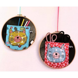 Stickserie - Kitty Doodle inkl. ITH Anhänger