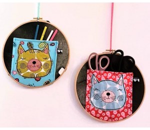 Stickserie - Kitty Doodle inkl. ITH Anhänger