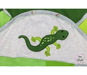 Stickdatei - Echse Reptil Appli