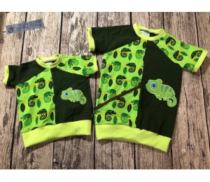 Stickdatei - Chamäleon Reptil Satin Appli