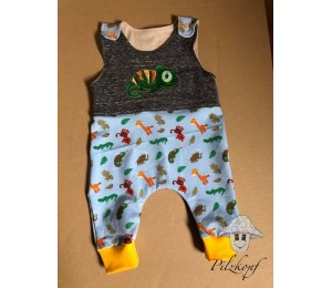 Stickdatei - Chamäleon Reptil incl. Puschendatei