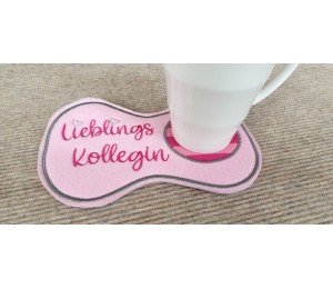 ITH Stickserie - Mug Rugs At Work 2