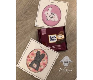 Stickserie - Osterbunny Doodle Rahmen