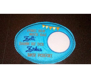 ITH Stickserie - Mug Rugs At Work 1