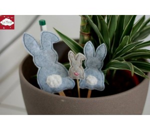 Stickdatei ITH - Steckfigur Hase