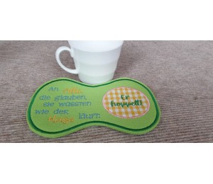 ITH Stickserie - Mug Rugs At Work 1