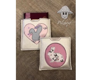 Stickserie - Osterbunny Doodle Rahmen