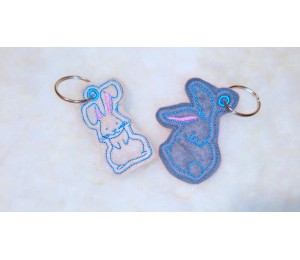 ITH Stickserie - Funny Bunnies Geschenkanhänger