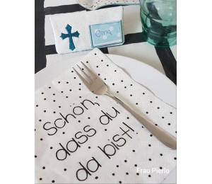 Stickdatei ITH - Tischkarten Konfirmation Kommunion Taufe