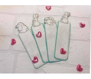 ITH Stickserie - Funny Bunnies Lesezeichen