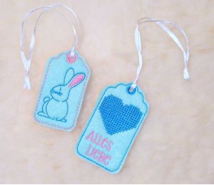 ITH Stickserie - Funny Bunnies Geschenkanhänger