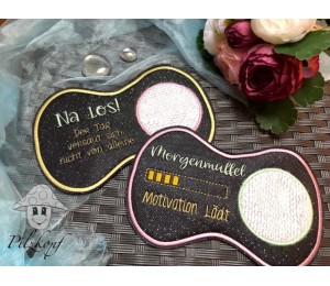 ITH Stickserie - Mug Rugs At Work 1