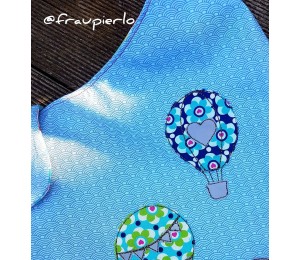 Stickserie - Ballon Liebe Fransenappli