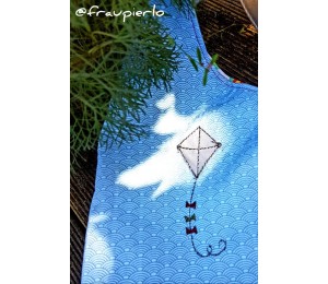 Stickserie - Ballon Liebe Fransenappli