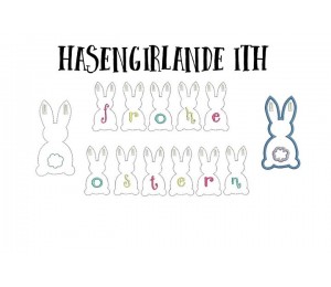 ITH - Wimpel Hasengirlande Ostergirlande