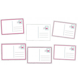 ITH - Postkarte Rückseite mit Adressfeld