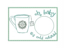 ITH - Mug Rug Wintertasse