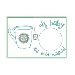 ITH - Mug Rug Wintertasse