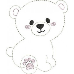 Stickdatei - Schneetiere Bärchen