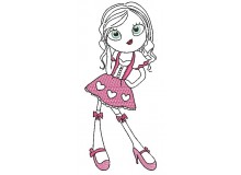 Stickdatei - Bayrisches Mädel 5