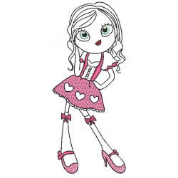 Stickdatei - Bayrisches Mädel 5