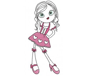 Stickdatei - Bayrisches Mädel 7