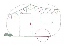 Stickdatei - Camping Wohnwagen Appli