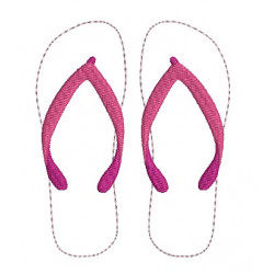 Stickdatei - Camping Sandalen