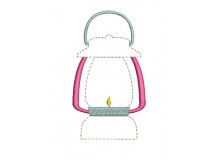 Stickdatei - Camping Lampe