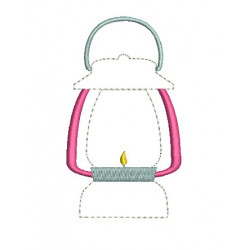 Stickdatei - Camping Lampe