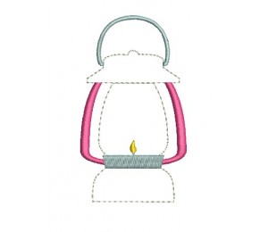 Stickdatei - Camping Lampe