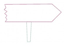 Stickdatei - Wegweiser