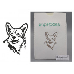 Stickdatei - Corgi Silhouette