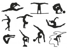 Stickserie - Gymnastik