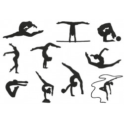 Stickserie - Gymnastik