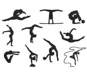 Stickserie - Gymnastik