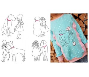 Stickserie - Hundeliebe