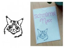 Stickdatei - Main Coon Silhouette