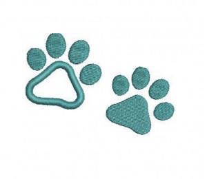Stickdatei - Mini Pfoten
