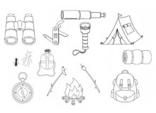 Stickserie - Outdoor Doodle