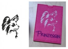 Stickdatei - Papillon Silhouette