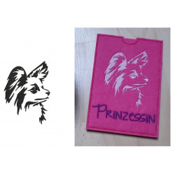 Stickdatei - Papillon Silhouette