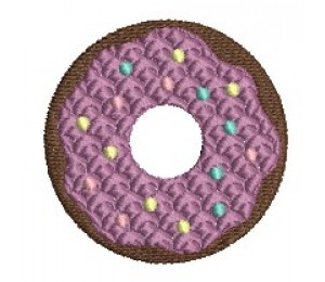 Stickdatei - Donut Zuckerstreusel