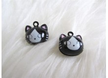 Glöckchen Katze -Schwarz