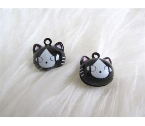 Glöckchen Katze -Schwarz