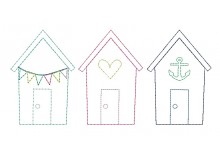 Stickdatei - Häuschen